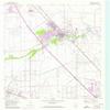 YellowMaps Dickinson TX topo map, 1:24000 Scale, 7.5 X 7.5 Minute, Historical, 1955, Updated 1977, 27 x 23 in - Polypropylene view 1