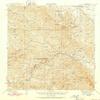 YellowMaps Branch MTN CA topo map, 1:62500 Scale, 15 X 15 Minute, Historical, 1942, Updated 1951, 20.8 x 16.6 in - Polypropylene view 1