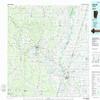YellowMaps Batesville AR topo map, 1:100000 Scale, 30 X 60 Minute, Historical, 1986, Updated 1986, 24.1 x 44 in - Polypropylene view 1