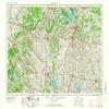 YellowMaps Sherman TX topo map, 1:250000 Scale, 1 X 2 Degree, Historical, 1954, Updated 1964, 22.1 x 34.2 in - Polypropylene view 1