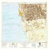 YellowMaps San Diego CA topo map, 1:250000 Scale, 1 X 2 Degree, Historical, 1950, Updated 1954, 22.8 x 33.2 in - Tyvek view 1