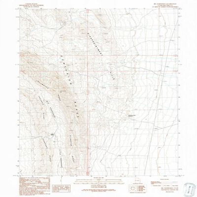 YellowMaps Big Horseshoe UT topo map, 1:24000 Scale, 7.5 X 7.5 Minute, Historical, 1991, Updated 1991, 26.8 x 21.8 in - Polypropylene