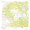 YellowMaps Cummings Mountain CA topo map, 1:62500 Scale, 15 X 15 Minute, Historical, 1943, Updated 1970, 20.9 x 16.6 in - Tyvek