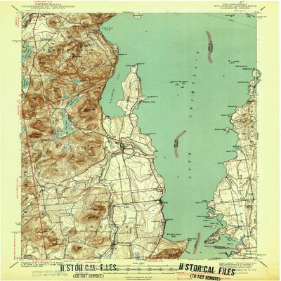 YellowMaps Willsboro NY topo map, 1:62500 Scale, 15 X 15 Minute, Historical, 1941, 20 x 15 in - Polypropylene