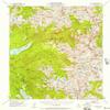 YellowMaps Mt Abbot CA topo map, 1:62500 Scale, 15 X 15 Minute, Historical, 1953, Updated 1957, 20.8 x 16.6 in - Tyvek view 1