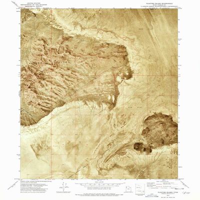YellowMaps Floating Island UT topo map, 1:24000 Scale, 7.5 X 7.5 Minute, Historical, 1973, Updated 1977, 26.6 x 21.9 in - Tyvek