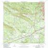 YellowMaps Alexander AR topo map, 1:24000 Scale, 7.5 X 7.5 Minute, Historical, 1986, Updated 1986, 26.7 x 22 in - Tyvek view 1