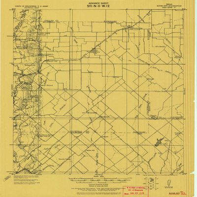 YellowMaps Royse City TX topo map, 1:62500 Scale, 15 X 15 Minute, Historical, 1919, 20.9 x 17.1 in - Polypropylene