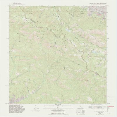 YellowMaps Castle Rock Ridge CA topo map, 1:24000 Scale, 7.5 X 7.5 Minute, Historical, 1991, Updated 1995, 27.3 x 21.9 in - Polypropylene