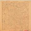 YellowMaps Rush Springs OK topo map, 1:125000 Scale, 30 X 30 Minute, Historical, 1902, 19.9 x 16.7 in - Polypropylene view 1