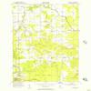 YellowMaps Barbeau MI topo map, 1:24000 Scale, 7.5 X 7.5 Minute, Historical, 1951, Updated 1956, 27 x 21.9 in - Tyvek view 1