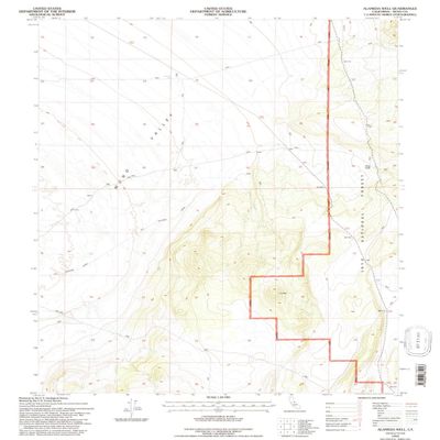 Alameda Well CA topo map, 1:24000 Scale, 7.5 X 7.5 Minute, Historical, 1994, 26.7 x 21.9 in - Tyvek