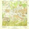 YellowMaps Canoga Park CA topo map, 1:24000 Scale, 7.5 X 7.5 Minute, Historical, 1952, Updated 1954, 27 x 22.1 in - Tyvek view 1