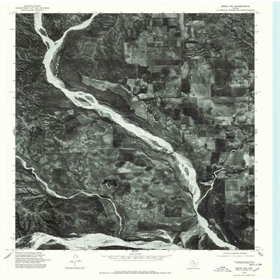YellowMaps Brice NW TX topo map, 1:24000 Scale, 7.5 X 7.5 Minute, Historical, 1976, Updated 1978, 26.9 x 22 in - Polypropylene