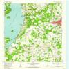 YellowMaps Bridgeport West TX topo map, 1:24000 Scale, 7.5 X 7.5 Minute, Historical, 1960, Updated 1961, 26.9 x 23 in - Polypropylene view 1