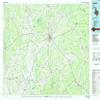 YellowMaps Crockett TX topo map, 1:100000 Scale, 30 X 60 Minute, Historical, 1985, Updated 1985, 24.1 x 43.8 in - Tyvek view 1