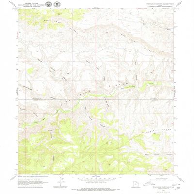 YellowMaps Pinnacle Canyon UT topo map, 1:24000 Scale, 7.5 X 7.5 Minute, Historical, 1968, Updated 1979, 26.7 x 21.9 in - Polypropylene