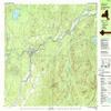 YellowMaps Au Sable Forks NY topo map, 1:25000 Scale, 7.5 X 15 Minute, Historical, 1978, Updated 1990, 24 x 37.8 in - Polypropylene view 1