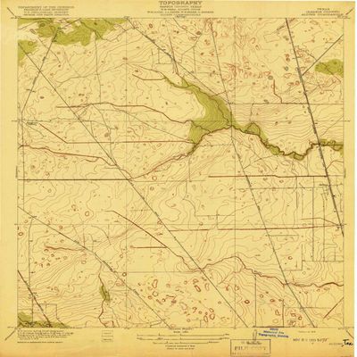 YellowMaps Aldine TX topo map, 1:31680 Scale, 7.5 X 7.5 Minute, Historical, 1919, 19.9 x 16.5 in - Polypropylene