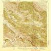 YellowMaps Hernandez Valley CA topo map, 1:62500 Scale, 15 X 15 Minute, Historical, 1944, 19.8 x 16.6 in - Polypropylene view 1