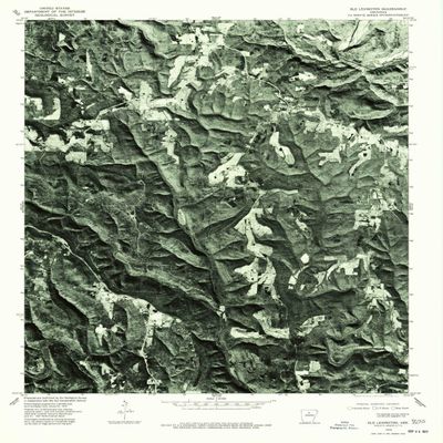 YellowMaps Old Lexington AR topo map, 1:24000 Scale, 7.5 X 7.5 Minute, Historical, 1976, Updated 1977, 26.9 x 21.4 in - Polypropylene