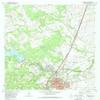 YellowMaps Georgetown TX topo map, 1:24000 Scale, 7.5 X 7.5 Minute, Historical, 1982, Updated 1987, 27.1 x 22.1 in - Polypropylene view 1