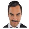 20's Pencil Moustache Costume Accessory- One Size, Black - 1 Pc. view 2