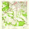 Terrell Wells TX topo map, 1:24000 Scale, 7.5 X 7.5 Minute, Historical, 1953, Updated 1959, 26.9 x 23.1 in - Tyvek view 1