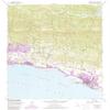 YellowMaps Carpinteria CA topo map, 1:24000 Scale, 7.5 X 7.5 Minute, Historical, 1952, Updated 1989, 26.8 x 22 in - Tyvek view 1