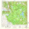 YellowMaps Ashton ID topo map, 1:250000 Scale, 1 X 2 Degree, Historical, 1955, Updated 1978, 22 x 29.1 in - Polypropylene view 1