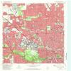 YellowMaps Houston Heights TX topo map, 1:24000 Scale, 7.5 X 7.5 Minute, Historical, 1982, Updated 1983, 27.1 x 23.2 in - Tyvek view 1