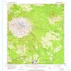 YellowMaps Shasta CA topo map, 1:62500 Scale, 15 X 15 Minute, Historical, 1954, Updated 1964, 20.7 x 16.6 in - Tyvek view 1