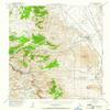 YellowMaps Big Pine CA topo map, 1:62500 Scale, 15 X 15 Minute, Historical, 1950, Updated 1961, 20.7 x 16.6 in - Tyvek view 1
