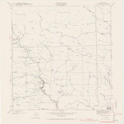 YellowMaps Cazadero CA topo map, 1:24000 Scale, 7.5 X 7.5 Minute, Historical, 1943, Updated 1965, 27.2 x 22.3 in - Tyvek