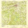 YellowMaps Athens TX topo map, 1:62500 Scale, 15 X 15 Minute, Historical, 1950, 20.8 x 17 in - Polypropylene view 1
