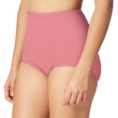 Bali Women's Skimp Skamp Brief Panty Underwear, Terracotta Pink, 6