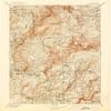 YellowMaps Bidwell Bar CA topo map, 1:125000 Scale, 30 X 30 Minute, Historical, 1897, Updated 1938, 19.7 x 16.5 in - Polypropylene view 1