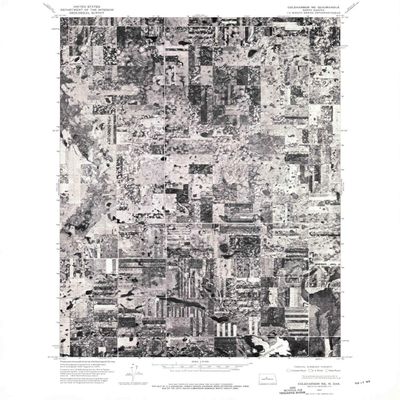 YellowMaps Coleharbor NE ND topo map, 1:24000 Scale, 7.5 X 7.5 Minute, Historical, 1974, Updated 1975, 27 x 22.1 in - Tyvek