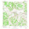Wellston OK topo map, 1:24000 Scale, 7.5 X 7.5 Minute, Historical, 1966, Updated 1967, 27.4 x 22.6 in - Polypropylene view 1