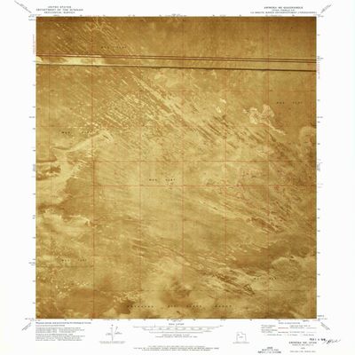 YellowMaps Arinosa NE UT topo map, 1:24000 Scale, 7.5 X 7.5 Minute, Historical, 1973, Updated 1977, 26.6 x 21.8 in - Polypropylene
