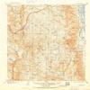 YellowMaps Olancha CA topo map, 1:125000 Scale, 30 X 30 Minute, Historical, 1907, Updated 1951, 20.8 x 16.5 in - Polypropylene view 1