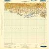 YellowMaps Goleta CA topo map, 1:62500 Scale, 15 X 15 Minute, Historical, 1942, Updated 1943, 21.8 x 17.2 in - Polypropylene view 1