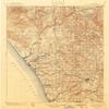 YellowMaps San Luis Rey CA topo map, 1:125000 Scale, 30 X 30 Minute, Historical, 1901, Updated 1941, 19.8 x 16.6 in - Polypropylene view 1