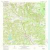 YellowMaps Avinger TX topo map, 1:24000 Scale, 7.5 X 7.5 Minute, Historical, 1962, Updated 1982, 27 x 23 in - Polypropylene view 1