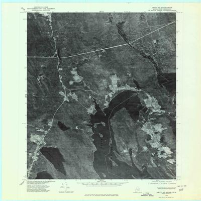 YellowMaps Amity SE ME topo map, 1:24000 Scale, 7.5 X 7.5 Minute, Historical, 1975, Updated 1980, 27.5 x 21.5 in - Polypropylene