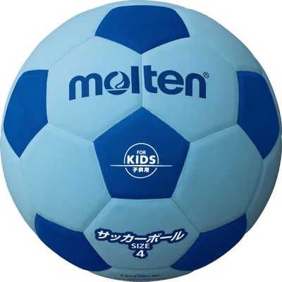 Molten F4S2200-BC Soccer Ball, Soccer 200, Lightweight No. 4, Blue x Cyan