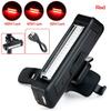 MASO Rechargeable Bike Tail Light Ultra Bright LED Bike Front/Rear Light 6 Modes Waterproof Cycling Taillight Fits on Any Road Bikes, Mountain Bikes or Helmets for Optimum Cycling Safety(Red) view 2