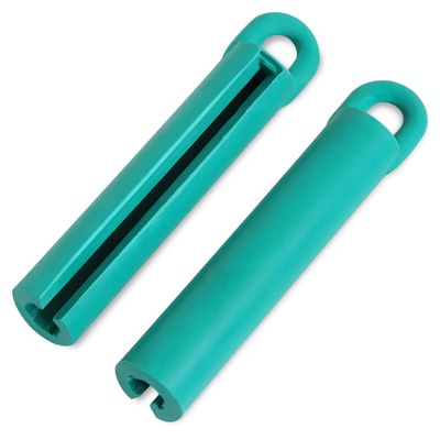 Bestcuemakers Billiard Pool Cue Rubber Hanger Holder, 3.5 inches, Pack of 2 (Green)
