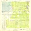 YellowMaps Melbourne West FL topo map, 1:24000 Scale, 7.5 X 7.5 Minute, Historical, 1951, 26.7 x 22.9 in - Tyvek view 1
