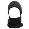 Mens Winter 3 Pieces Set Scarf Skull Beanie Hat Cap Touch Screen Gloves Mittens view 4